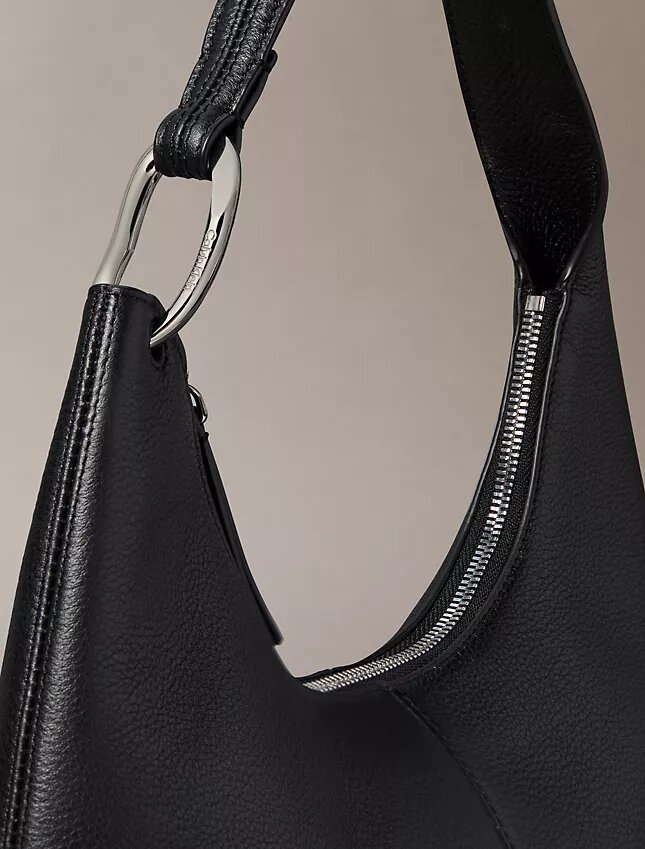 Bolso de hombro de cuero holgado Bolso de hombro de cuero holgado