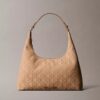 Bolso de hombro de jacquard con emblema Bolso de hombro de jacquard con emblema