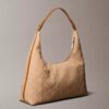 Bolso de hombro de jacquard con emblema Bolso de hombro de jacquard con emblema