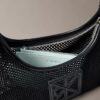 Bolso de hombro de malla con logotipo Bolso de hombro de malla con logotipo