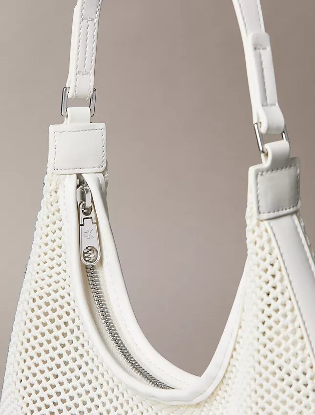 Bolso de hombro de malla con logotipo Bolso de hombro de malla con logotipo