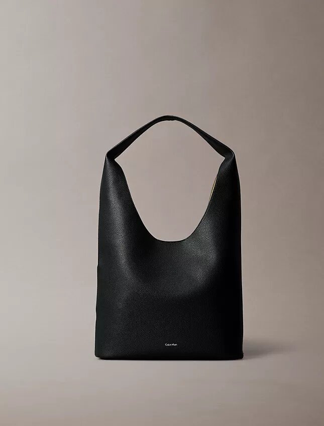 Bolso grande holgado con textura granulada Bolso grande holgado con textura granulada