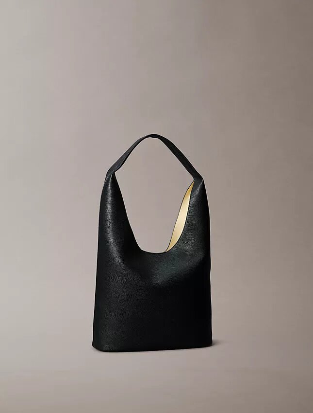 Bolso grande holgado con textura granulada Bolso grande holgado con textura granulada