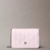 Bolso mini con cadena y logotipo acolchado Bolso mini con cadena y logotipo acolchado