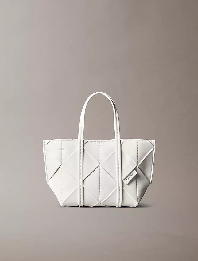 Bolso mini tote cruzado tejido Bolso mini tote cruzado tejido