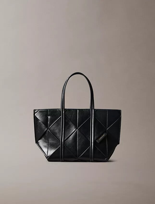 Bolso mini tote cruzado tejido Bolso mini tote cruzado tejido