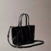 Bolso mini tote cruzado tejido Bolso mini tote cruzado tejido