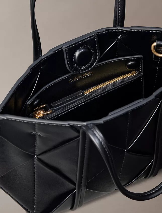 Bolso mini tote cruzado tejido Bolso mini tote cruzado tejido
