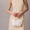 Bolso mini tote cruzado tejido Bolso mini tote cruzado tejido