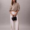 Bolso mini tote cruzado tejido Bolso mini tote cruzado tejido