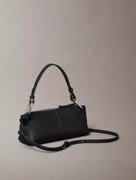 Bolso pequeño convertible de cuero holgado