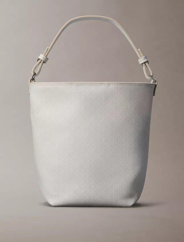 Bolso tipo cubo pequeño con estampado de logotipo en todo el diseño y bolsillo Bolso tipo cubo pequeño con estampado de logotipo en todo el diseño y bolsillo