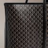 Bolso tote con el logotipo del emblema en toda la superficie y bolsillo Bolso tote con el logotipo del emblema en toda la superficie y bolsillo