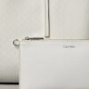 Bolso tote con el logotipo del emblema en toda la superficie y bolsillo Bolso tote con el logotipo del emblema en toda la superficie y bolsillo