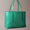 Bolso tote pequeño con estampado del logotipo en todo el diseño y bolsillo Bolso tote pequeño con estampado del logotipo en todo el diseño y bolsillo