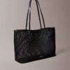 Bolso tote pequeño de malla con logotipo Bolso tote pequeño de malla con logotipo