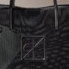 Bolso tote pequeño de malla con logotipo Bolso tote pequeño de malla con logotipo