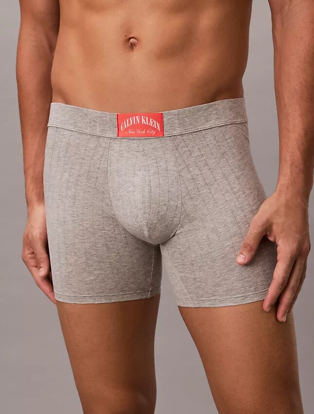 Boxer ajustado de algodón acanalado Heritage Boxer ajustado de algodón acanalado Heritage