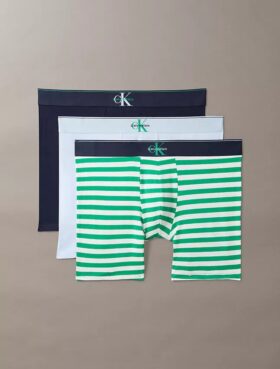 Boxer Brief Cotton Stretch con monograma gráfico, paquete de 3