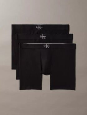 Boxer Brief Cotton Stretch con monograma gráfico, paquete de 3