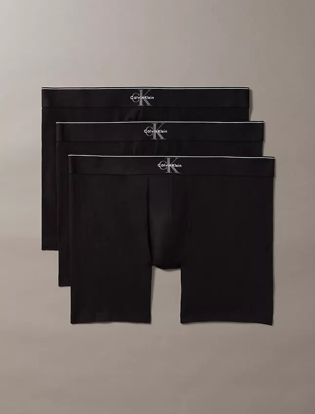 Boxer Brief Cotton Stretch con monograma gráfico, paquete de 3 Boxer Brief Cotton Stretch con monograma gráfico, paquete de 3