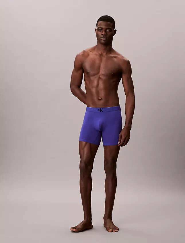 Boxer Brief Cotton Stretch con monograma gráfico, paquete de 3 Boxer Brief Cotton Stretch con monograma gráfico, paquete de 3