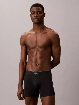 Boxer Brief Cotton Stretch con monograma gráfico, paquete de 3