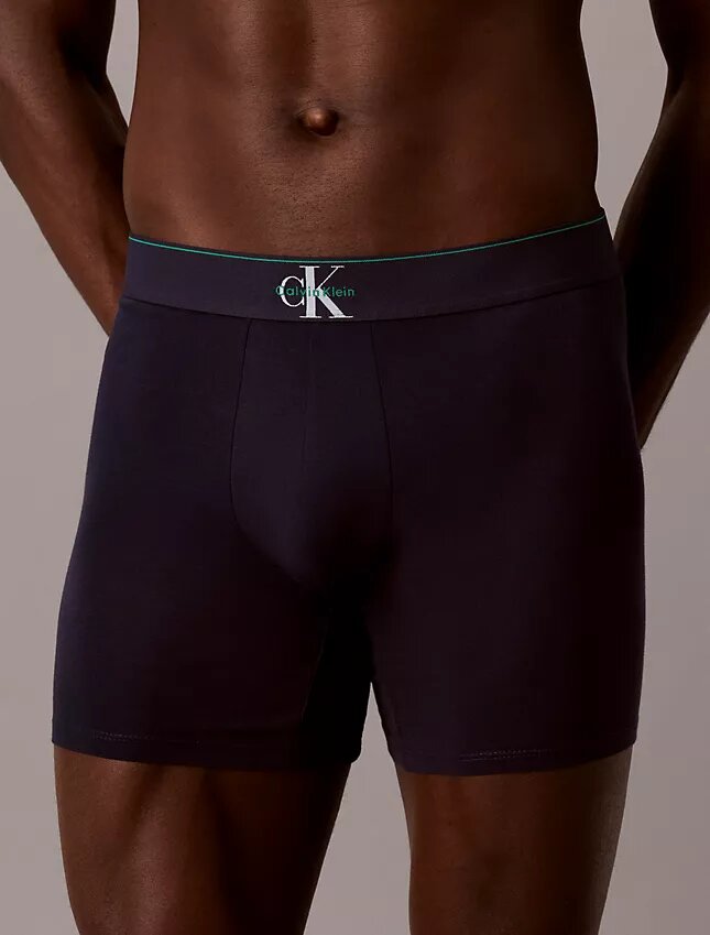 Boxer Brief Cotton Stretch con monograma gráfico, paquete de 3 Boxer Brief Cotton Stretch con monograma gráfico, paquete de 3