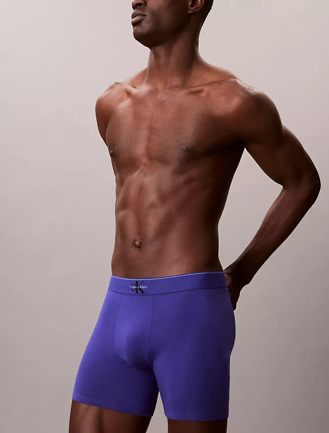 Boxer Brief Cotton Stretch con monograma gráfico, paquete de 3 Boxer Brief Cotton Stretch con monograma gráfico, paquete de 3