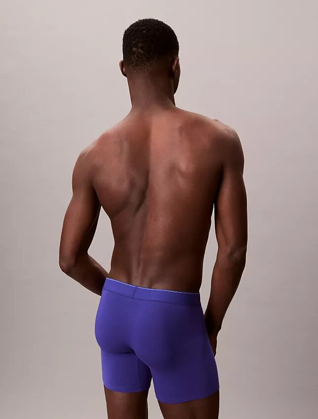 Boxer Brief Cotton Stretch con monograma gráfico, paquete de 3 Boxer Brief Cotton Stretch con monograma gráfico, paquete de 3