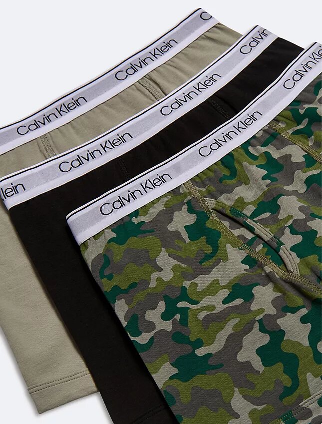 Boxer Brief de algodón elástico moderno para niños, paquete de 3 Boxer Brief de algodón elástico moderno para niños, paquete de 3