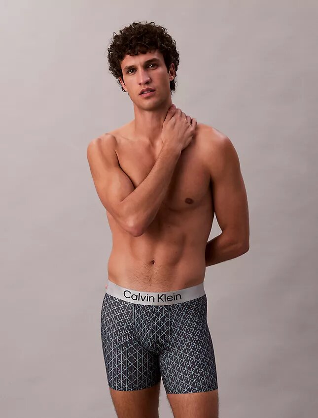 Boxer Brief elástico de microfibra cepillada Boxer Brief elástico de microfibra cepillada