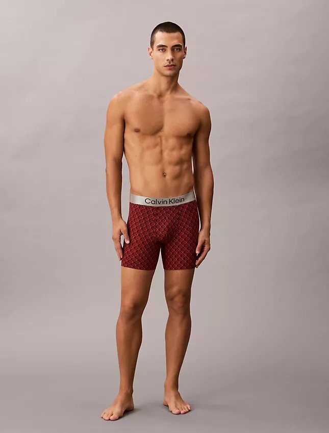 Boxer Brief elástico de microfibra cepillada Boxer Brief elástico de microfibra cepillada