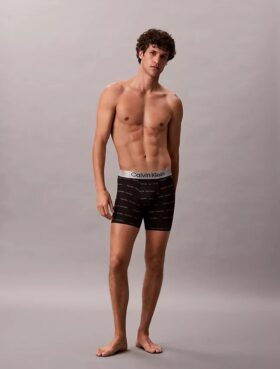 Boxer Brief elástico de microfibra cepillada Boxer Brief elástico de microfibra cepillada