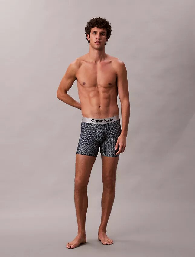 Boxer Brief elástico de microfibra cepillada Boxer Brief elástico de microfibra cepillada