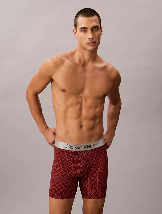 Boxer Brief elástico de microfibra cepillada Boxer Brief elástico de microfibra cepillada