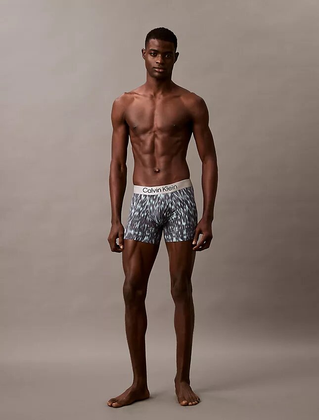 Boxer Brief elástico de microfibra cepillada Boxer Brief elástico de microfibra cepillada