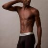 Boxer Brief elástico de microfibra cepillada