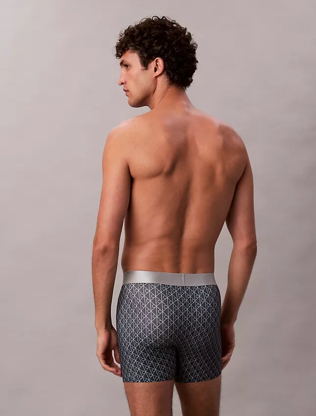 Boxer Brief elástico de microfibra cepillada Boxer Brief elástico de microfibra cepillada