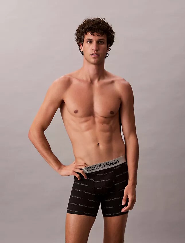 Boxer Brief elástico de microfibra cepillada Boxer Brief elástico de microfibra cepillada