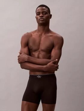 Boxer Brief elástico de microfibra con Monogram gráfico Boxer Brief elástico de microfibra con Monogram gráfico