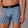Boxer Brief elástico de microfibra con Monogram gráfico Boxer Brief elástico de microfibra con Monogram gráfico