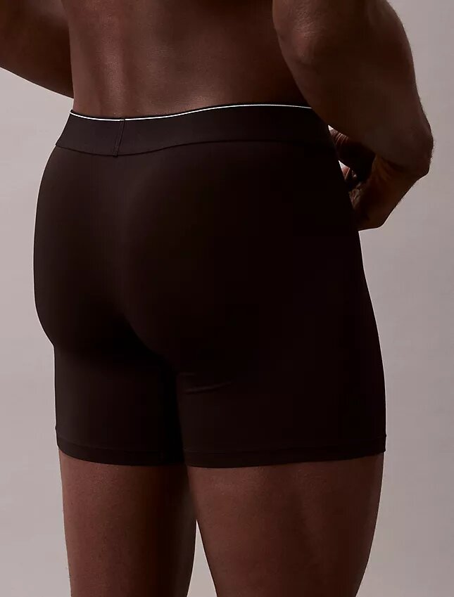 Boxer Brief elástico de microfibra con Monogram gráfico Boxer Brief elástico de microfibra con Monogram gráfico