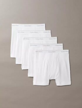Boxer Briefs clásicos de algodón, paquete de 5