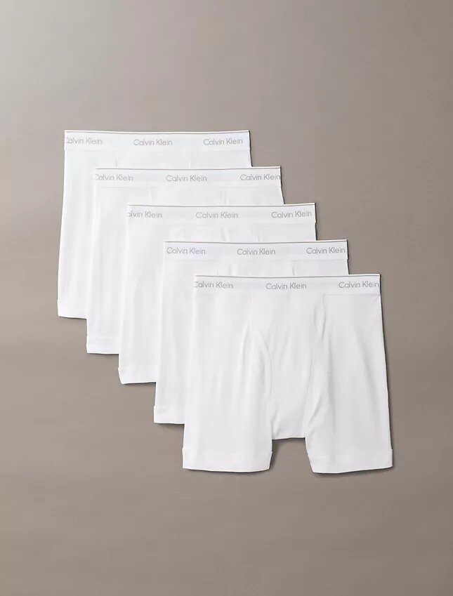Boxer Briefs clásicos de algodón, paquete de 5 Boxer Briefs clásicos de algodón, paquete de 5