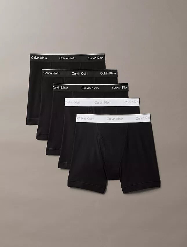 Boxer Briefs clásicos de algodón, paquete de 5 Boxer Briefs clásicos de algodón, paquete de 5