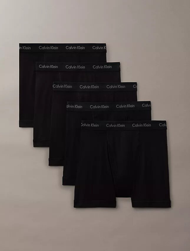 Boxer Briefs clásicos de algodón, paquete de 5 Boxer Briefs clásicos de algodón, paquete de 5