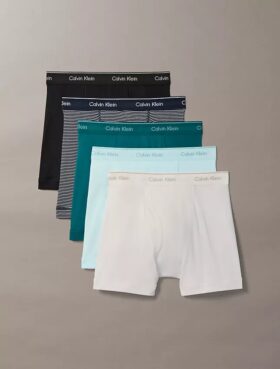 Boxer Briefs clásicos de algodón, paquete de 5