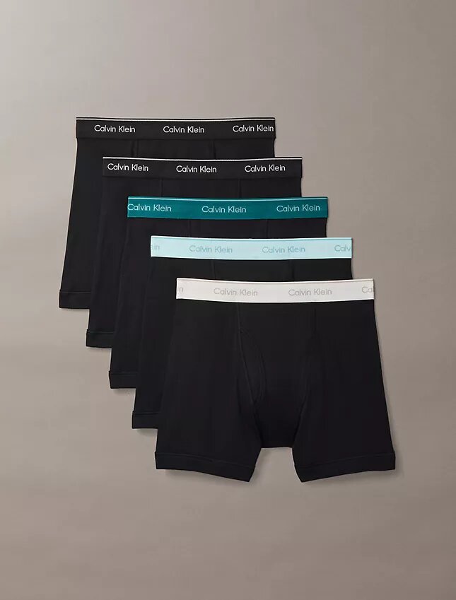 Boxer Briefs clásicos de algodón, paquete de 5 Boxer Briefs clásicos de algodón, paquete de 5