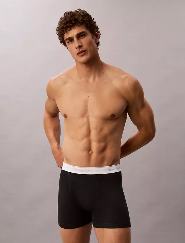 Boxer Briefs clásicos de algodón, paquete de 5 Boxer Briefs clásicos de algodón, paquete de 5